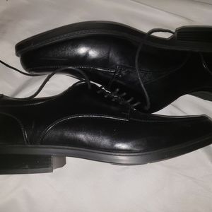 Croft & Barrow black leather dress oxford 8 1/2